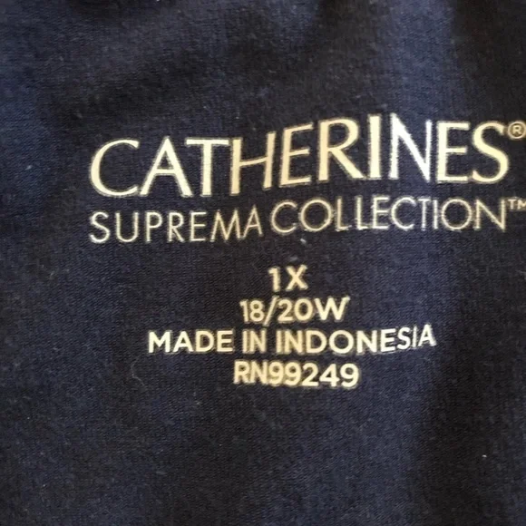 Suprema Knit Pull On Pant Sz. 1X 18-20 NWT - Picture 4 of 5